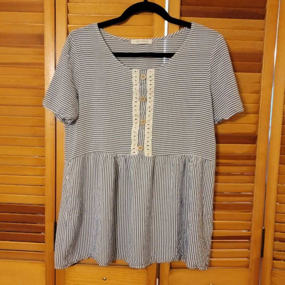 Lake Flower Large Girls Top